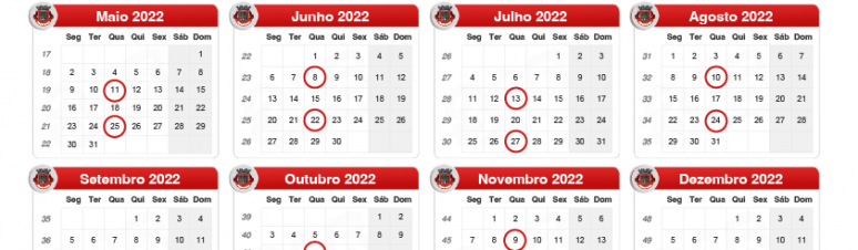 Calendário_reuniões Câmara_2022-01